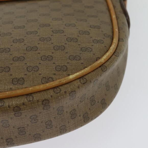 GUCCI Micro GG Supreme Shoulder Bag Pvc Beige Gold 001 58 001 58 - Picture 13 of 16